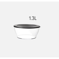 Tupperware clear bowl 1.3L (1pc)