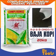 (FULL BAG) Mytools ZEENEX Complehumus 8-8-8-8+3MGO+TE 20kg Premium Organic Fertilizer | Baja Kopi Ba
