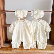 Autumn Baby Girl Baby Romper Long Sleeve Floral Baby Romper Baby Romper