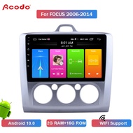 Acodo 9 "Android 12 Wifi รถวิทยุเครื่องเล่นวิดีโอมัลติมีเดียระบบนำทาง GPS สำหรับ Ford Focus 2 3 Mk2/