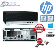 ( HP i5 8th Generation PC Refurbished With WIndow 11 ) HP 400 G5 SFF i5- 8500 DDR4 4GB - 16GB RAM &