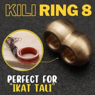 Kili Ring 8 Tembaga 3/6/12pcs Bait Tie Line Kili Tali Ikat Racik Pancing Fishing Mixline Accessories