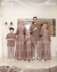 Sarimbit Ethica Ladiva Imperial Mauve/Sarimbit Ethica Terbaru 2026/ Baju Keluarga