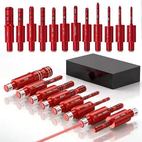 9mm 12GA 22LR Tactical Dual-purpose Magnetic Dry Fire Trainer Bullets Laser Bore Sight 38SPL 7.62X39