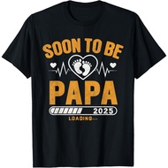 Daddy 2025 Happy Fathers Day T-Shirt Gift For Father Dad Shirt