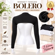 Black, White, Cream Spandex Balloon Bolero Cuff
