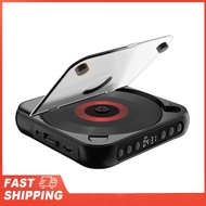 CD Player Portable BT Music Player CD Runner with Dustproof Cover 6 Modes A-B Repeat Timer Remote Co