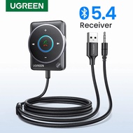 UGREEN Car Bluetooth Receiver USB 3.5mm Bluetooth 5.4 Audio Connection Car Adapter