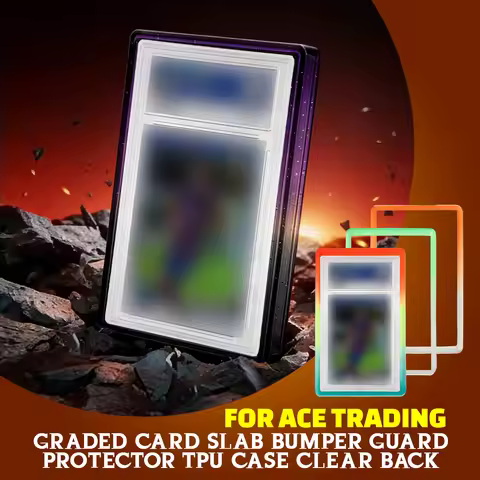 Glitter TPU Slab Bumper Guard Case Holder Protective Skin Display Sleeves with Clear Back for ACE Gr