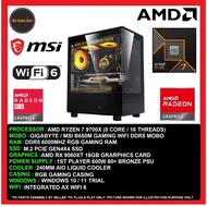 Gaming Value Pc Desktop AMD Ryzen 7 9700X / 16GB/32GB/500GB SSD/1TB SSD/RX9060XT 16GB/600W/WIFI