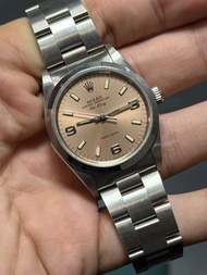 ✅💓粉紅色面✅超靚狀態冇打磨底膠紙仲有3️⃣6️⃣9️⃣✅ 勞力士Rolex Air-King 14000✅34mm✅ 實體交收🏠保證原裝正貨✅