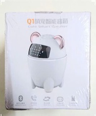 帳號內物品可併單限時大特價  小杜Q1萌寵智能AI聲控intelligent Voice control藍芽5.0音箱5W輸出Bluetooth wireless speaker可插TF CARD小度電台百度AI喚醒音響聽音樂Music安卓頻果聖誕禮物生日禮物