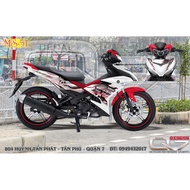 EXCITER 150 REMOVABLE STICKER - FIRE