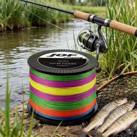 JOF 8 Strand Japan Braided Line 300M 500M 1000M PE Fishing Line 0.6# 0.8# X8 Braided Wire Super Stro