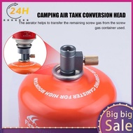 [infinisteed.sg] Butane Canister Converter Durable Gas Tank Transfer Head Metal for Camping Stove