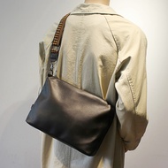 sling bag man beg lelaki sling bag Threebox Soft Leather Messenger Men's Bag 2025 New Style Simple T