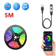 AXUS RGB LED Strip Light Bluetooth App Control 5V USB LED Tape Flexible Ribbon Diode Tape for TV Bac