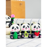 Chengdu Panda Keychain Cute Cartoon Doll Doll Pendant Couple Bag Pendant Keychain Small Gift