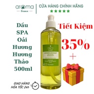 Professional massage Oil For Spa Relaxing, Natural Lavender &amp; Rosemary - 500ml