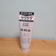 uno WHIP WASH BLACK 洗面乳資生堂 - UNO 黑碳強效控油深層清潔男士洗面奶 清潔 130g (黑色)