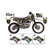 Kawasaki klx 150 klx150 body sticker decal custom (008)
