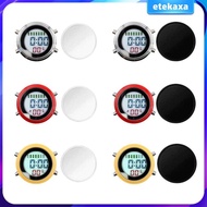 [Etekaxa] Digital Digital Clock Waterproof Radio Controlled with And Calendar for Motorcycle, Yacht, Boat, Car, Closet,