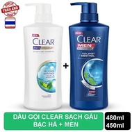 COMBO 2 Dầu Gội Clear Thái Lan | Dầu Gội Clear Men | Clear Bạc Hà
