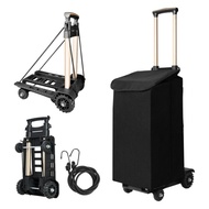 Produk Pilihan Olding Hand Truck Portable Dolly Compact Utility Bagasi Troli Dengan 70kg/155lbs Heav