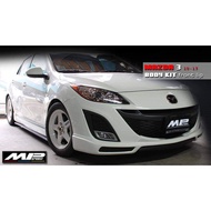 Mazda 3 sedan hatchback kEN STYLE FRONT lip skirt diffuser splitter 2008 2009 2010 2011 2012 bodykit