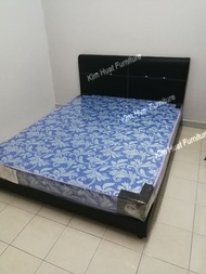 PVC Bed Divan Bed Katil Single Super Single Queen King Bed (4d)