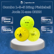 Combo 1,3,5 Pickleball Balls – Joola, X-ace, CRBN | Entertainment & Competition