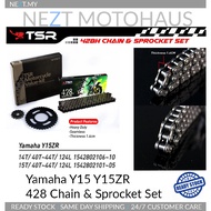 Yamaha Y15 Y15ZR FZ150 TSR 428 Sprocket & Chain Set