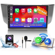【DSP】 2+64G CarPlay Radio for Lexus RX300 RX330 RX350 RX400H 2003-2009, 9'' Touch Screen for RX350 S