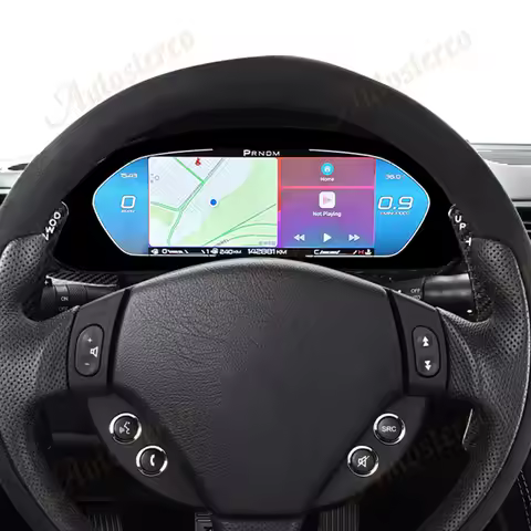 12.3'' LCD Digital Cluster For Maserati President 2007-2015 LCD Instrument Panel Carplay Speedometer