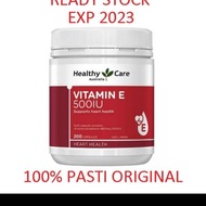Healthy Care Vitamin E 500IU 200Capsules