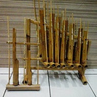 ANGKLUNG BAMBU SET/alat musik tradisional angklung 1 oktaf