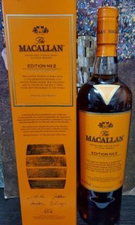 Macallan edition 2 麥卡倫威士忌 700毫升 [抵飲價]
