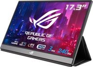 ASUS ROG Strix 17.3" 1080P Portable Gaming Monitor (XG17AHPE) - Full HD, IPS, 240Hz, 3ms, Adaptive-Sync, Smart Case, Ultra-slim, USB-C Power Delivery, Micro HDMI, For Laptop, PC, Phone, Console