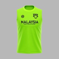 [READY STOCK] Malaysia ''Harimau Malaya" Jersey Green/Black - SLEEVELESS