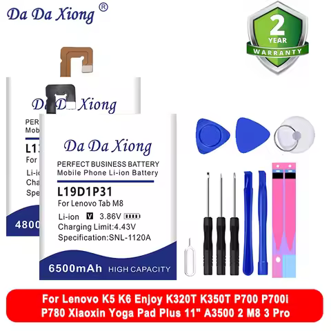 L13D1P31 LB003 BL196 BL211 Battery For Lenovo K5 K6 Enjoy K320T K350T P700 P700i P780 Xiaoxin Yoga P
