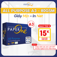 Giấy in PaperOne All Purpose Premium A3 80 gsm - Ream 500 tờ dành cho nhu cầu gia đình văn phòng