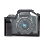 Camera Cage EOS M50 Mark II M50 M5 Camera Case Rig Mirrorless Camera with Cold Shoe Mount 1/4" & 3/8
