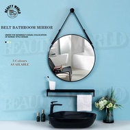 [SG Seller]Round Hanging Mirror. Decorative Mirror Bathroom Mirror Mirror toilet mirror makeup mirror