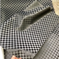 3D CHESS PATTERN SEAT LEATHER 3D chess pattern motorcycle seat cover leather/, thick, quality materi