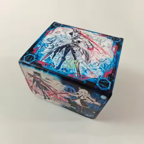 DIY Yu-Gi-Oh! Card Box Self Made Sky Striker Ace Zero Flip Deck Case OCG Card Storage Box