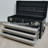 XR TOOLS Heavy-Duty Tool Chest With Side Handle | Ball Bearing Drawer | Tool Box | Cabinet | 3 Layer