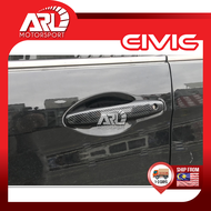 Honda Civic 9th TRO FB SNL Door Handle Cover Carbon Fiber Design For Civic 2012-2016 ARL Motorsport 