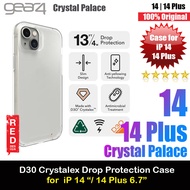 Gear4 Crystal Palace D30 Drop Protection Clear Transparent Case Cover Casing for iPhone 14 6.1 iPhon