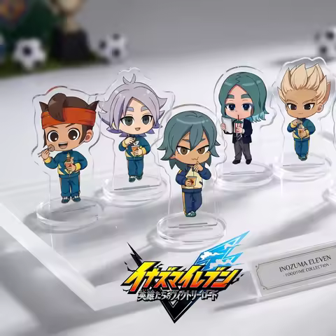 Inazuma Eleven Acrylic Stand Keychain 2026 New Q Version Cute Food Time Endou Fubuki Kazemaru Hiroto