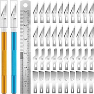 DIYSELF Exacto Knife Upgrade Precision Carving Craft Knife Hobby Knife Exacto Knife Kit 40 Spare Exa